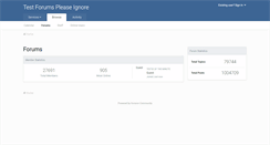 Desktop Screenshot of forum.pleaseignore.com
