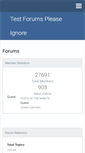 Mobile Screenshot of forum.pleaseignore.com